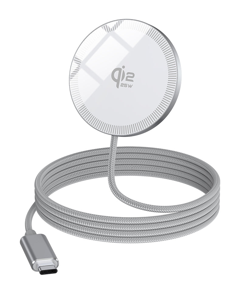 25W Qi2 Magnetic Wireless Charger | Fast & Safe Charging