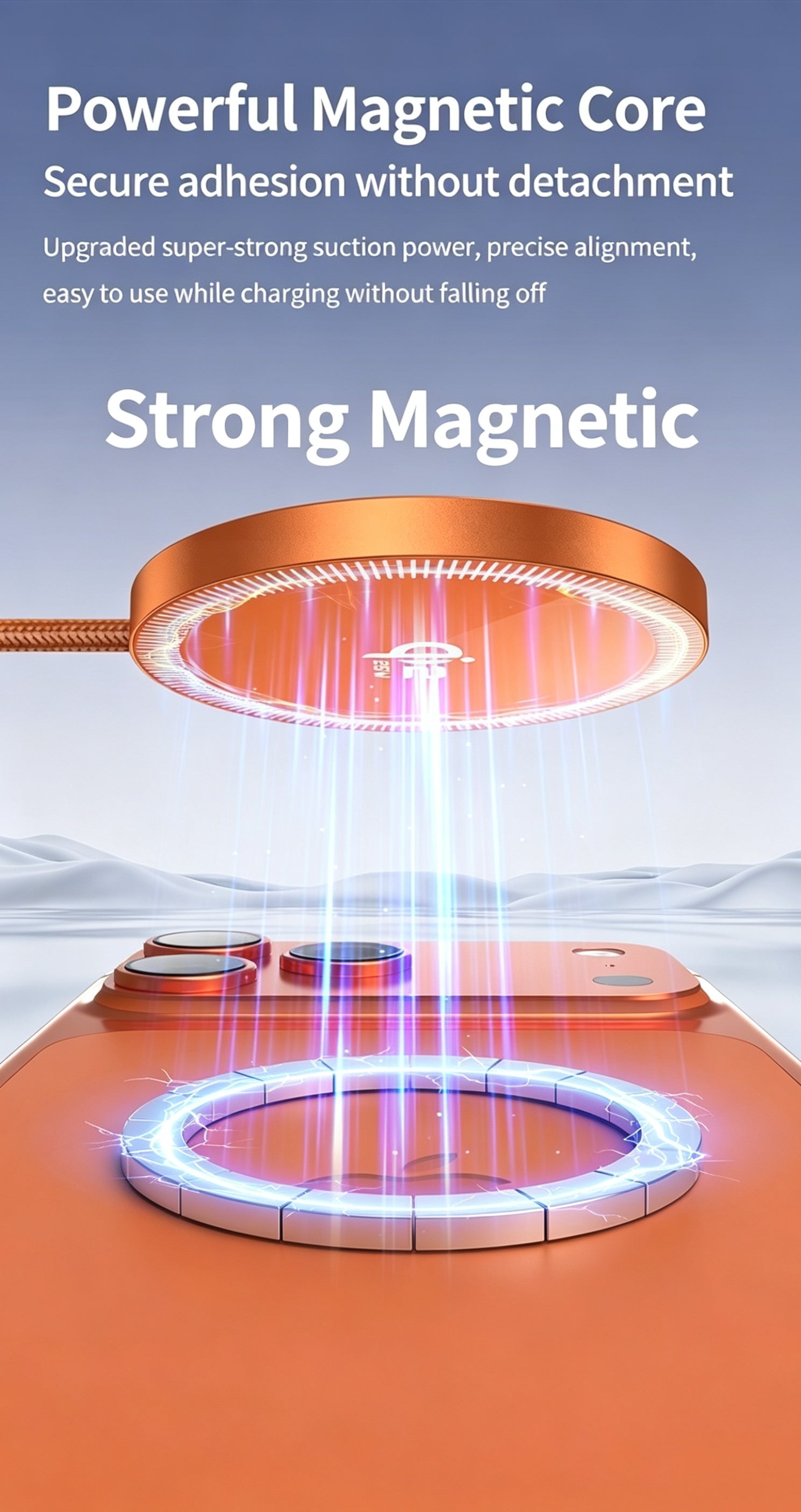 25W Qi2 Magnetic Wireless Charger | Fast & Safe Charging