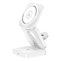 15W Foldable 3-in-1 Magnetic Wireless Charger Stand